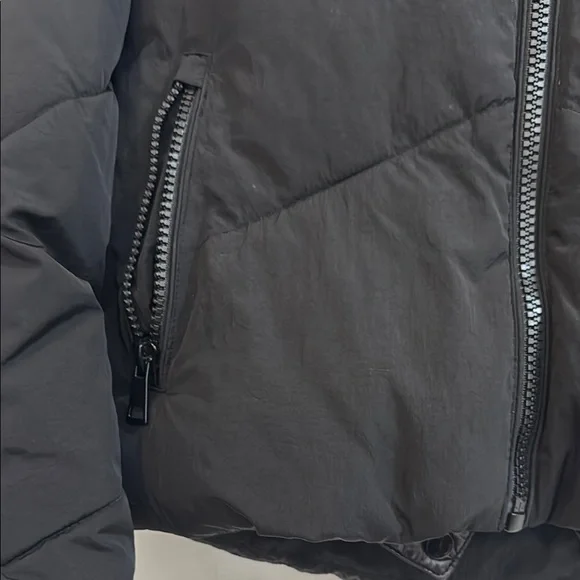 Zara Black Puffer Jacket - Picture 3 of 5